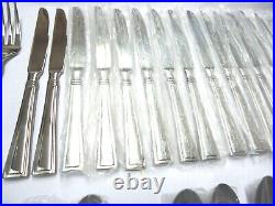 Oneida Butler Stainless Flatware China 90-pieces