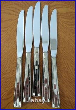 Oneida CAMDEN 34 piece Lot of Stainless Flatware Service for Five + extras