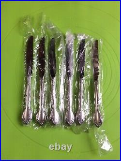 Oneida CANTATA 18/8 Stainless steel satin handle flatware 34 pieces