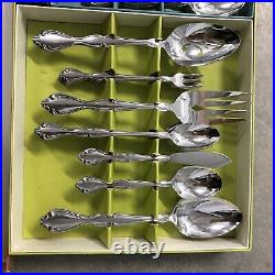 Oneida CANTATA Glossy Community Stainless flatware 69 pieces Vintage Original