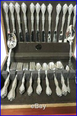 Oneida CANTATA Satin Stainless Flatware Set of 64 pieces