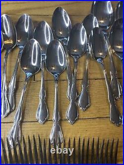 Oneida CHATEAU Flatware Deluxe Stainless Oneidacraft 47 pcs Excellent