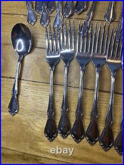 Oneida CHATEAU Flatware Deluxe Stainless Oneidacraft 47 pcs Excellent
