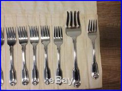 Oneida CLASSIC SHELL Stainless Flatware Set 66 pc Service for 12, FREE SHIPPING