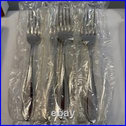 Oneida Camber Cresta Windswept Scroll Dinner Forks Stainless Steel Set of 36 New