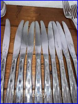 Oneida Camden USA Stainless Flatware Silverware SET OF 51 Spoon Knife Fork READ