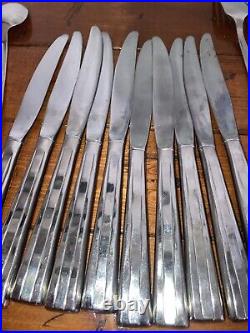 Oneida Camden USA Stainless Flatware Silverware SET OF 51 Spoon Knife Fork READ