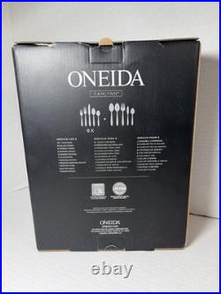 Oneida Camlynn Mirror 45 Piece Flatware Set Service for 8 Stainless Steel