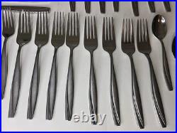 Oneida Camlynn Stainless 50 Piece Flatware Set 7 Place Setting Fork Knife Spoon