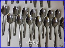Oneida Camlynn Stainless 50 Piece Flatware Set 7 Place Setting Fork Knife Spoon
