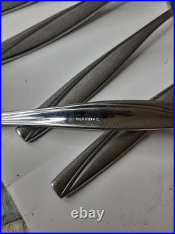 Oneida Camlynn Stainless 50 Piece Flatware Set 7 Place Setting Fork Knife Spoon