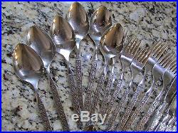 Oneida Capri Stainless Flatware Silverware Spoons Forks+ Distinction Deluxe 21pc