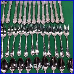 Oneida Celebrity Stainless COMPLETE SET 12 Place settings +8 Serving 80 pieces