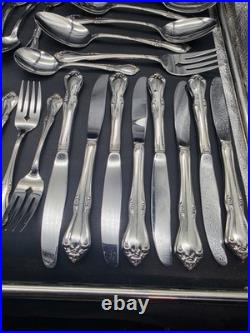 Oneida Celebrity Stainless Steel Deluxe Flatware 60 Pc Lot SSS Dinnerware