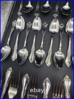 Oneida Celebrity Stainless Steel Deluxe Flatware 60 Pc Lot SSS Dinnerware