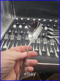 Oneida Celebrity Stainless Steel Deluxe Flatware 60 Pc Lot SSS Dinnerware