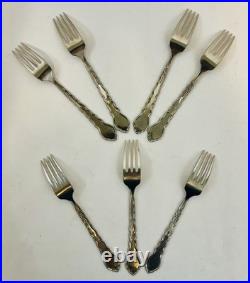 Oneida Cello Set of 7 Dinner Forks Community Stainless Flatware Discontinued
