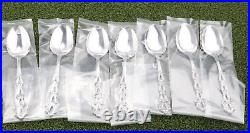 Oneida Chandelier 7 Teaspoons 6 Community Stainless Flatware Silverware MINT