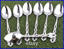 Oneida Chandelier 7 Teaspoons 6 Community Stainless Flatware Silverware MINT