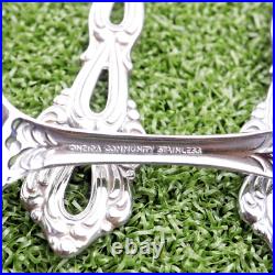 Oneida Chandelier 8 Salad Forks 6 3/4 Community Stainless Flatware Silverware