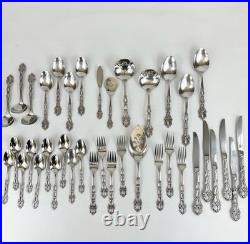 Oneida Chandelier Community Stainless Flatware Serving Spoons Fork Knife 38 Pcs