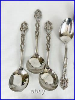 Oneida Chandelier Community Stainless Flatware Serving Spoons Fork Knife 38 Pcs