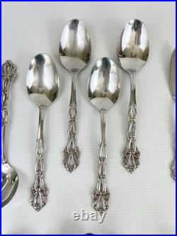 Oneida Chandelier Community Stainless Flatware Serving Spoons Fork Knife 38 Pcs