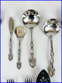 Oneida Chandelier Community Stainless Flatware Serving Spoons Fork Knife 38 Pcs