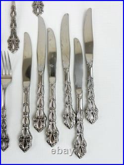 Oneida Chandelier Community Stainless Flatware Serving Spoons Fork Knife 38 Pcs