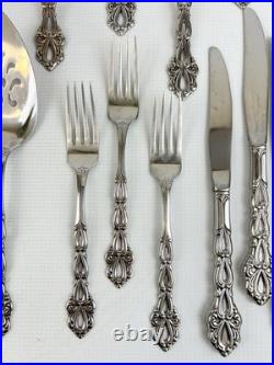 Oneida Chandelier Community Stainless Flatware Serving Spoons Fork Knife 38 Pcs