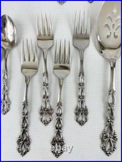 Oneida Chandelier Community Stainless Flatware Serving Spoons Fork Knife 38 Pcs