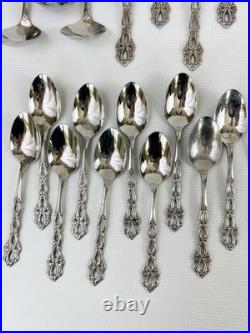 Oneida Chandelier Community Stainless Flatware Serving Spoons Fork Knife 38 Pcs