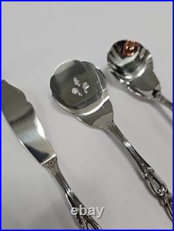 Oneida Chandelier Set of 8 Serving Pieces Community Stainless Flatware Spoons