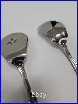 Oneida Chandelier Set of 8 Serving Pieces Community Stainless Flatware Spoons