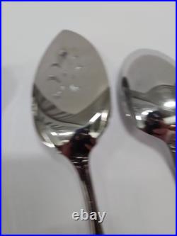 Oneida Chandelier Set of 8 Serving Pieces Community Stainless Flatware Spoons