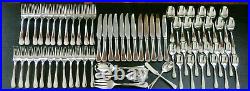 Oneida Chandler 65 Piece Service for 12 Quality Stainless 18/10 Flatware SHINY