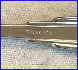 Oneida Cityscape Huge 83pc Lot Stainless Flatware Service for 10 Serving Pieces