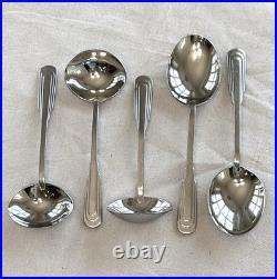 Oneida Cityscape Huge 83pc Lot Stainless Flatware Service for 10 Serving Pieces