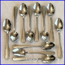 Oneida Cityscape Huge 83pc Lot Stainless Flatware Service for 10 Serving Pieces