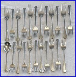 Oneida Cityscape Huge 83pc Lot Stainless Flatware Service for 10 Serving Pieces