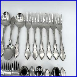 Oneida Classic Mood Deauville Prescott Stainless 36 Piece Set Serves 6