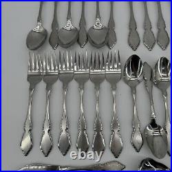 Oneida Classic Mood Deauville Prescott Stainless 36 Piece Set Serves 6