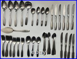 Oneida Community 67 Pieces PAUL REVERE Stainless Forks Spoons Knives Serving Set