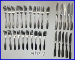 Oneida Community 67 Pieces PAUL REVERE Stainless Forks Spoons Knives Serving Set