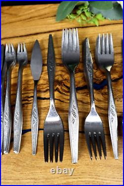 Oneida Community 76-pc Stainless Flatware Set WOODMERE Service for 8 Plus