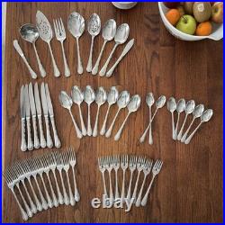 Oneida Community BELLE ROSE Stainless USA Glossy Silverware Flatware