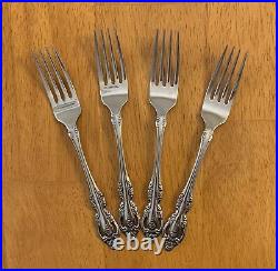 Oneida Community BRAHMS 4 Dinner Forks Stainless 7 1/4? Glossy Fast Shipping