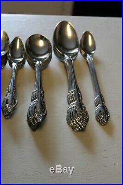 Oneida Community BRAHMS Stainless Flatware 84 pcs. Also complete serving pieces