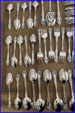 Oneida Community Brahms 65 Pc Stainless Flatware Set Service for 12
