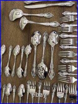 Oneida Community Brahms 65 Pc Stainless Flatware Set Service for 12